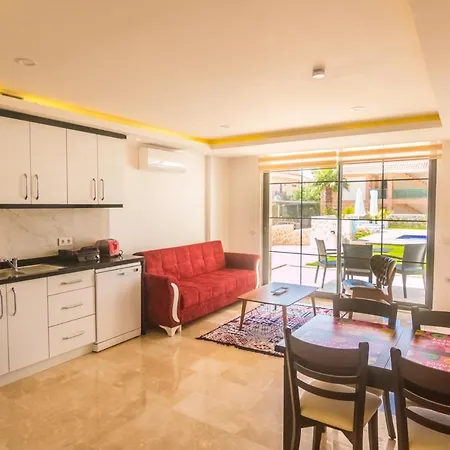 Stone House Aparts 1 1 Mit Zwei Balkone Und Poolblick Kalkan No 4 Daire