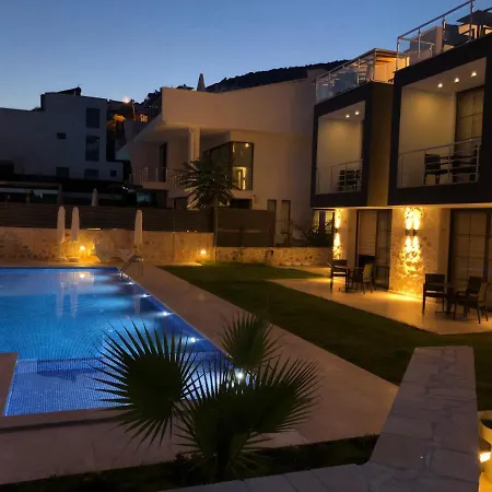 Stone House Aparts 1 1 Mit Zwei Balkone Und Poolblick Kalkan No 4 كاس