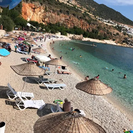 شقة Stone House Aparts 1 1 Mit Zwei Balkone Und Poolblick Kalkan No 4