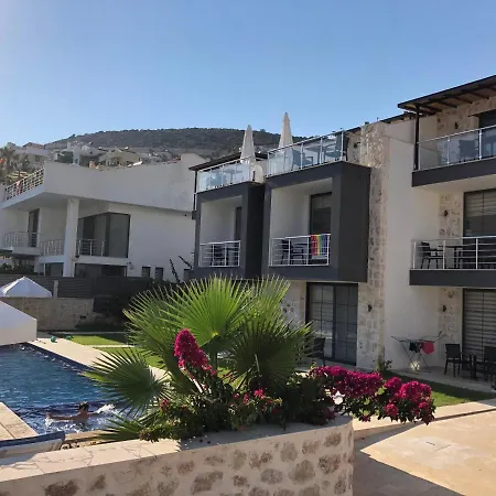 Stone House Aparts 1 1 Mit Zwei Balkone Und Poolblick Kalkan No 4 Kaş