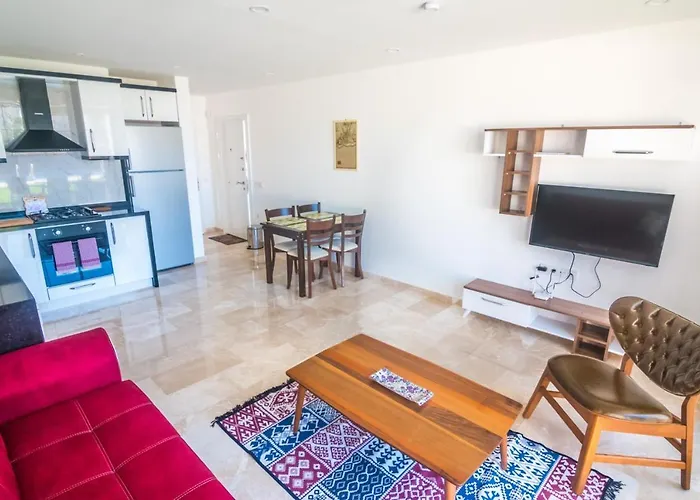 Stone House Aparts 1 1 Mit Zwei Balkone Und Poolblick Kalkan No 4 Kas