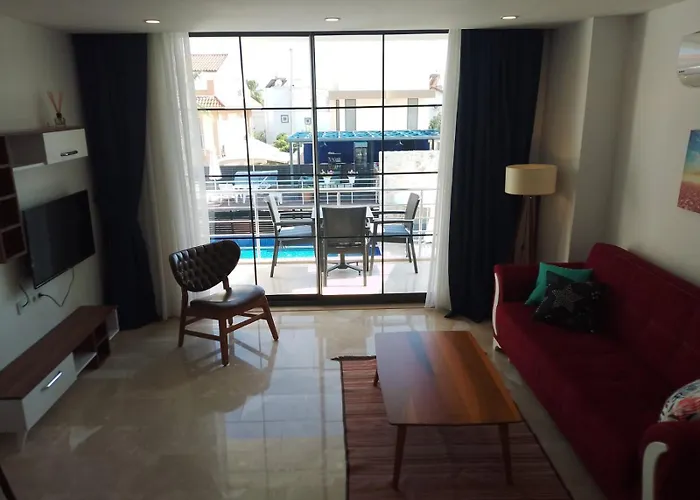 Stone House Aparts 1 1 Mit Zwei Balkone Und Poolblick Kalkan No 4